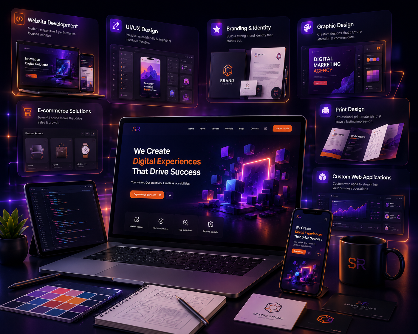 SR Vibe Studio Digital Experiences Showcase