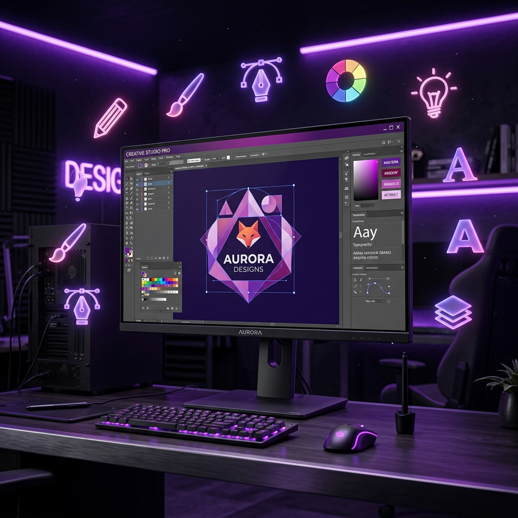 Creative Design Studio Mockup