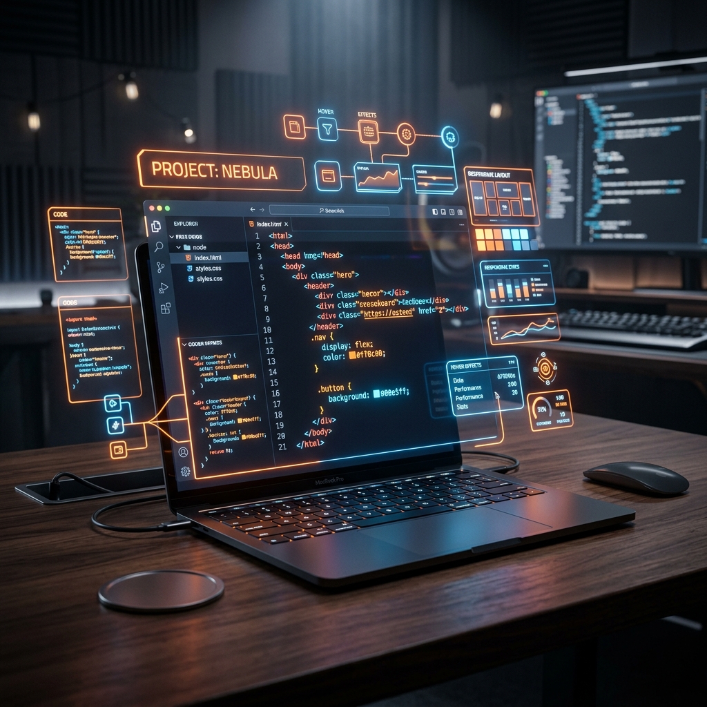 Website Development Mockup